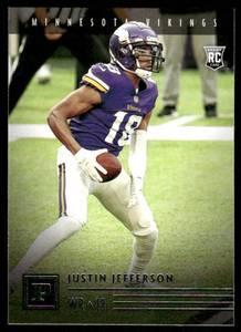 lot 44A image: Justin Jefferson RC Rookie Card 2020 Panini Chronicles  #PA-23 Football
