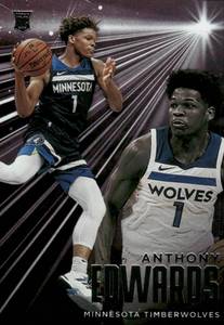 lot 81A image: Anthony Edwards RC Rookie Card 2021 Panini Chronicles Essentials  #5 Basketball