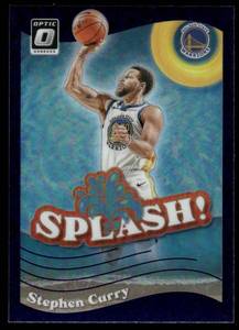 lot 69A image: Stephen Curry Purple Prizm 2023 Donruss Optic Splash  #8 Basketball