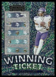 lot 98A image: Justin Jefferson Disco Insert 2023 Panini Contenders  #13 Football