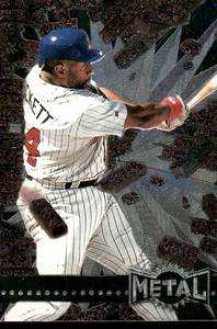 lot 133A image: Kirby Puckett 1996 Metal Universe #80 Baseball Card