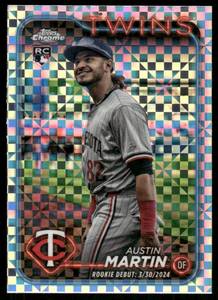 lot 70A image: Austin Martin RC X-Fractor 2024 Topps Chrome Update #USC136 Baseball Card