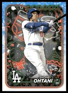 lot 95A image: Shohei Ohtani 2024 Topps Holiday #H1 Baseball Card