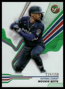 lot 71A image: Mookie Betts 129150 Refractor 2024 Topps Pristine #258 Baseball Card