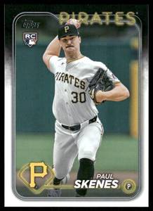 lot 34A image: Paul Skenes RC 2024 Topps Update #US100 Baseball Card