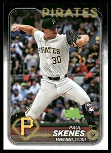 lot 124A image: Paul Skenes RC 2024 Topps Update #US288 Baseball Card