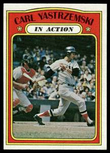 lot 97B image: Carl Yastrzemski 1972 Topps #38 Baseball Card