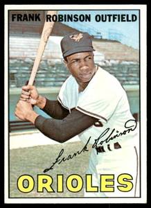 lot 79B image: Frank Robinson 1967 Topps #100 Baseball Card