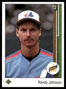 lot 87B image: Randy Johnson 1989 Upper Deck #25 Baseball Card