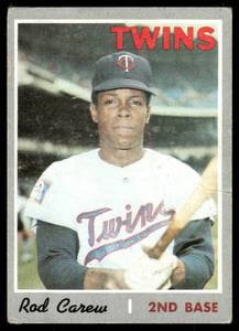 lot 123B image: Rod Carew 1970 Topps #290 Baseball Card