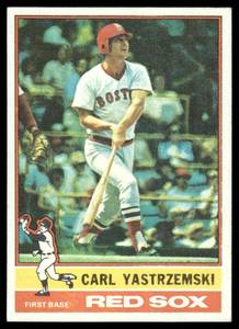lot 110B image: Carl Yastrzemski 1976 Topps #230 Baseball Card