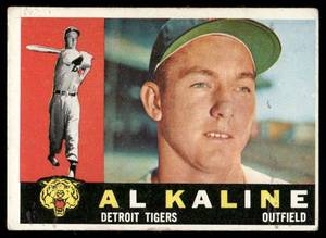 lot 17B image: Al Kaline 1960 Topps #50 Baseball Card