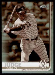 lot 111B image: Aaron Judge 2019 Topps Chrome #100 Baseball Card