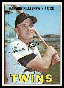 lot 24B image: Harmon Killebrew 1967 Topps #460 Baseball Card