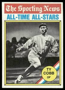 lot 65B image: Ty Cobb 1976 Topps #346 Baseball Card