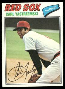lot 106B image: Carl Yastrzemski 1977 Topps #480 Baseball Card