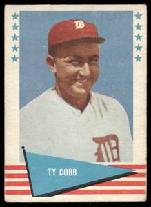 lot 67B image: Ty Cobb 1961 Fleer #14 Baseball Card
