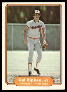 lot 42B image: Cal Ripken, Jr. RC 1982 Fleer #176 Baseball Card