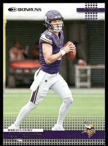 lot 37B image: J. J. McCarthy RC Minnesota Vikings Rookie Card 2024 Donruss #27 Football Card