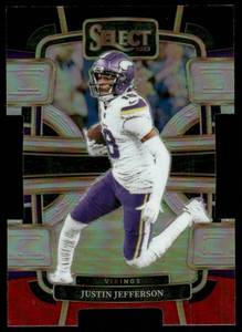 lot 76B image: Justin Jefferson Minnesota Vikings 2024 Panini Certified #65 Football Card