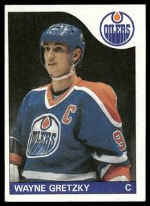 lot 46B image: Wayne Gretzky 1985 Topps #120 Hockey Card
