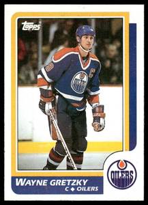 lot 60B image: Wayne Gretzky 1986 Topps #3 Hockey Card