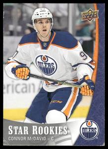 lot 91B image: Connor McDavid RC 2016 Upper Deck #RS-CM Hockey Card