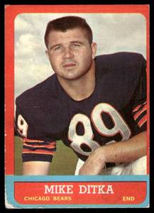 lot 15C image: Mike Ditka 2nd Yearby 1963 Topps #62 Football Card