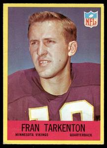 lot 16C image: Fran Tarkenton 1967 Philadelphia #106 Football Card