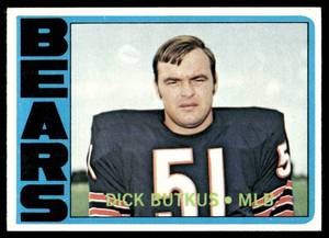 lot 27C image: Dick Butkus 1972 Topps #170 Football Card