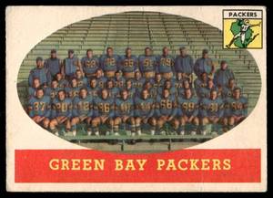 lot 63C image: Green Bay Packers 1958 Topps #96 Football Card