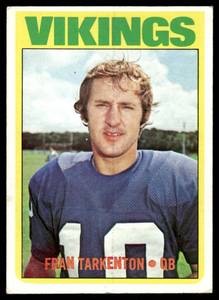 lot 97C image: Fran Tarkenson 1972 Topps #225 Football Card