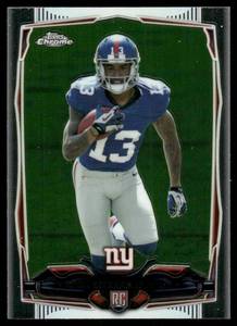 lot 109C image: Odell Beckham Jr. RC 2014 Topps Chrome #117 Football Card