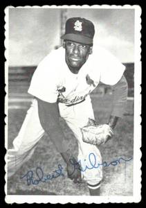 lot 69C image: Bob Gibson 1969 Topps Deckle Edge #29 Baseball Card