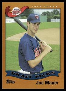 lot 70B image: Joe Mauer RC 2002 Topps #622 Baseball Card