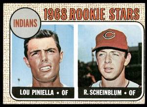 lot 70C image: Lou PiniellaRichie Scheinblum 1968 Topps #16 Baseball Card