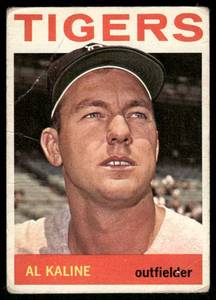 lot 145C image: Al Kaline 1964 Topps #250 Baseball Card
