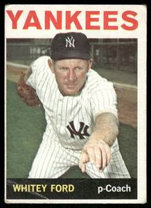 lot 146C image: Whitey Ford 1964 Topps #380 Baseball Card