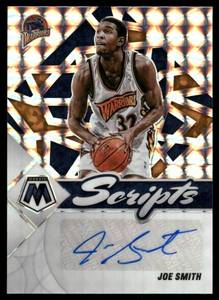 lot 100C image: Joe Smith Auto Prizm 2022 Mosaic Scripts #SC-OE Basketball Card