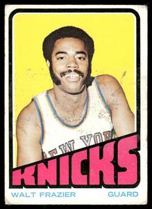 lot 137C image: Walt Frazier 1972 Topps #60 Basketball Card