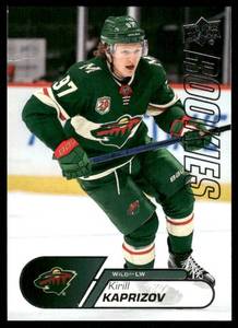 lot 47C image: Kirill Kaprizov RC 2020 Upper Deck #25 Hockey Card
