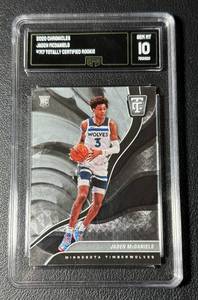 lot 30B image: Jaden McDaniels RC Graded 10 Gem Mint 2020 Chronicales #717 Totall Certified Rookie Basketball Card