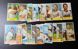 lot 150A image: 1954 Bowman Baseball 20 Card Vintage Lot