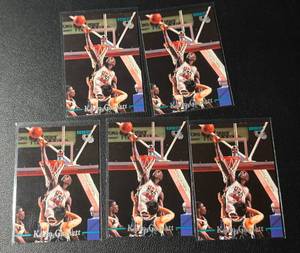 lot 181A image: Kevin Garnett 5 Card RC Lot Basketball Cards