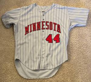 lot 32E image: Minnesota Twins Baseball #44 Kyle Gibson Rawlings Jersey Size 50