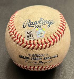 lot 46E image: Minnesota Twins 2020 AL Wild Card Game 1 Game Used MLB Baseball with COA  vs Houston Astros 9292020