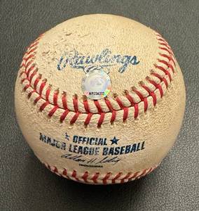 lot 47E image: Minnesota Twins 9112023 Games Used MLB Baseball with COA vs. Chicago White Sox