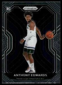 lot 11E image: Anthony Edwards RC Rookie Card 2020 Panini Prizm #258 Basketball Card