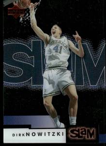 lot 70E image: Dirk Nowitzki 2000 Upper Deck SLAM #13 Basketball Card