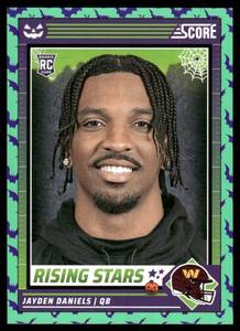 lot 63E image: Jayden Daniels RC Rookie Card 2024 Score-A-Treat Rising Stars #26 Football Card